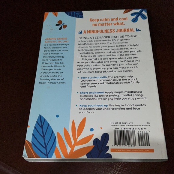 The mindfulness journal  lteens new book activity book calm happy thoughts book - Picture 9 of 14